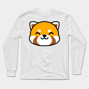 Kawaii red panda Smile Long Sleeve T-Shirt